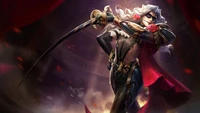 Lebendiger Lancelot in Mobile Legends: Eine atemberaubende Darstellung von Tapferkeit und Eleganz