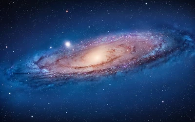 Galaxie d'Andromède : Une magnifique spirale d'étoiles et de nébuleuses dans l'univers.