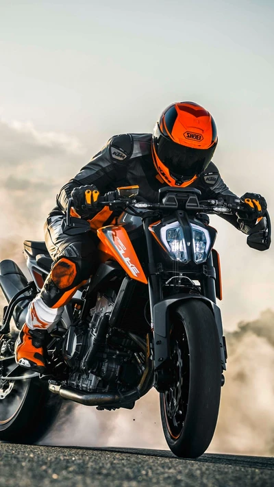 2018 ktm 790 duke hd 4k, bikes, racing