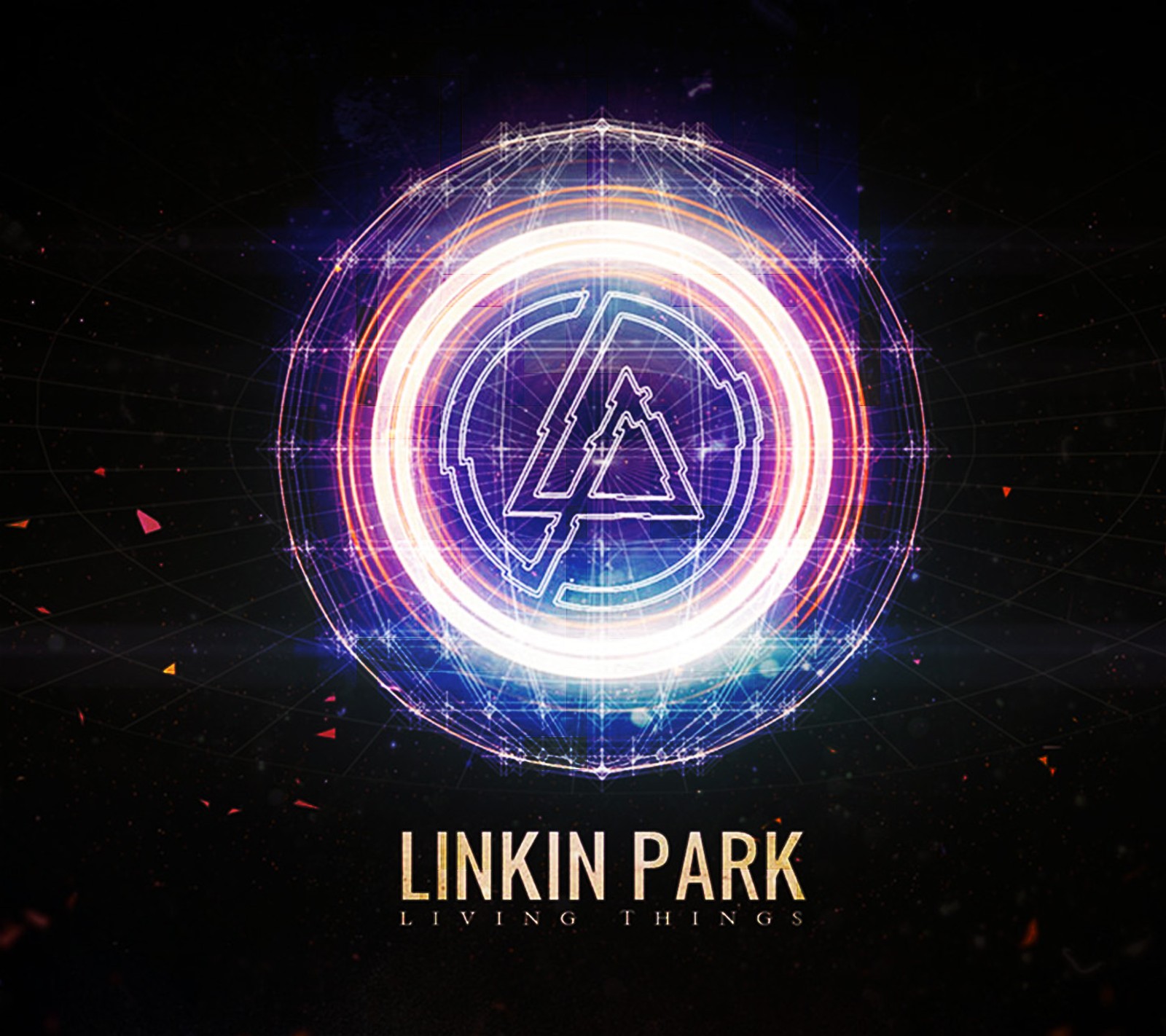 Linkin park - living things - couverture de single (linkin park, linkin park logo)