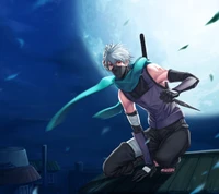 Kakashi Hatake : Le ninja furtif sous la lumière de la lune