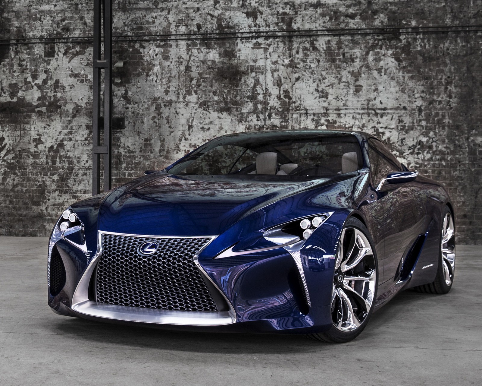 Descargar fondo de pantalla blue conceptq, lexus lf lc