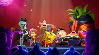 bob esponja calça quadrada o agito cósmico, jogo de vídeo, personagens