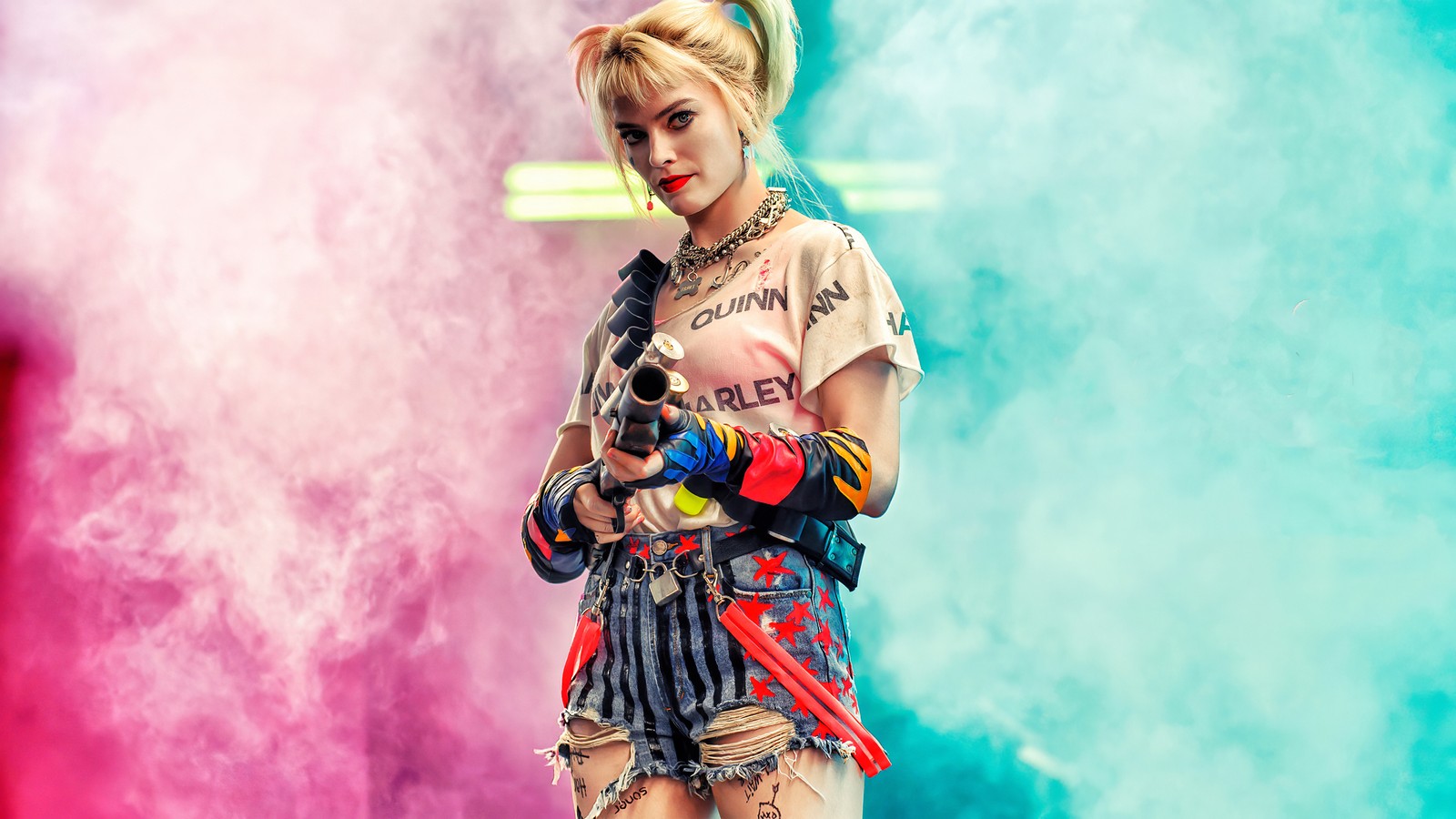 harley quinn, margot robbie, birds of prey, 2020, movie wallpaper