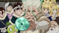 Dr. Stone Characters Unite in a Quest for Knowledge