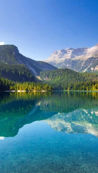 nature, water, mountain, azure, natural landscape