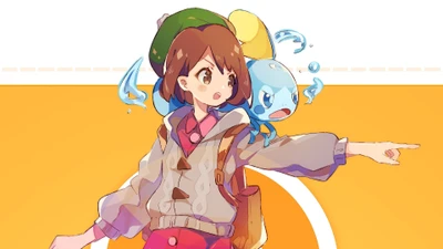 Entraîneur et Sobble : Un duo dynamique dans l'aventure Pokémon