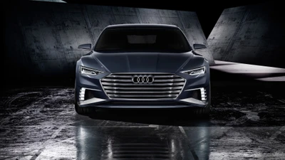 audi, audi prologue, voiture de fonction, grille, véhicule à moteur