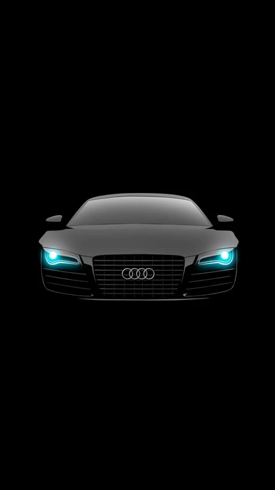 audi, coche, negro, coches, genial