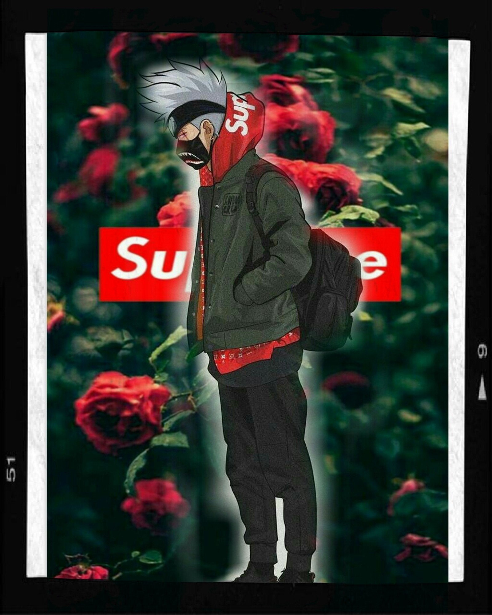 deadly, flash, seven, supreme naruto kakashi, symbol wallpaper