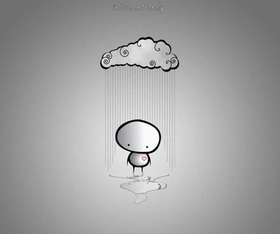 art, cloud, dark, love, minimal