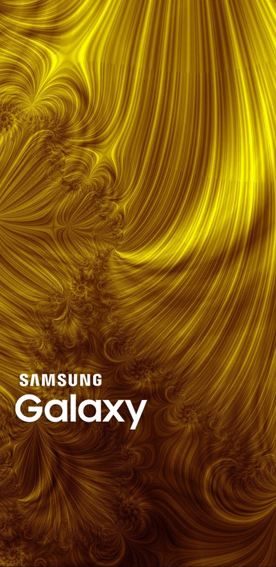 Abstraktes Golddesign Samsung Galaxy J6