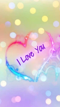 i love you, hearts, colors wallpaper