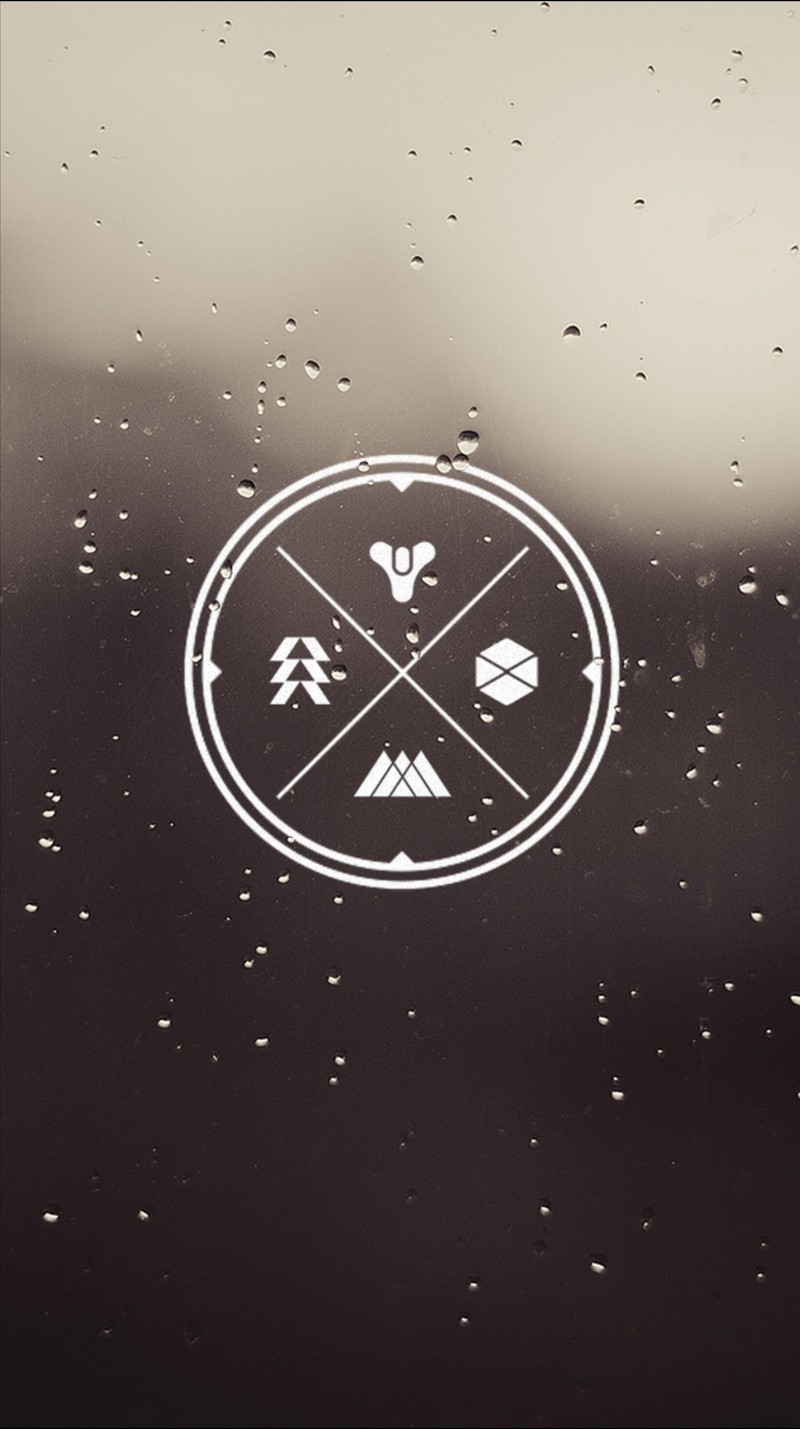 Un gros plan d'une fenêtre avec un logo de montagne et d'arbres dessus (classes, destin, logo)