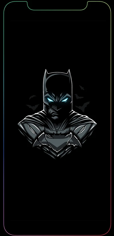 batman, bord, iphone, iphone x