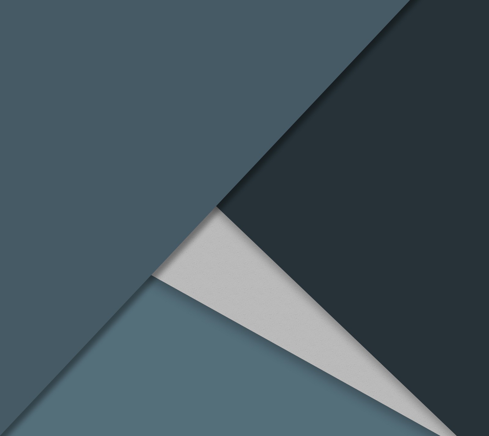 A close up of a blue and grey wall with a white corner (dark, flat, gray, material, shapes)