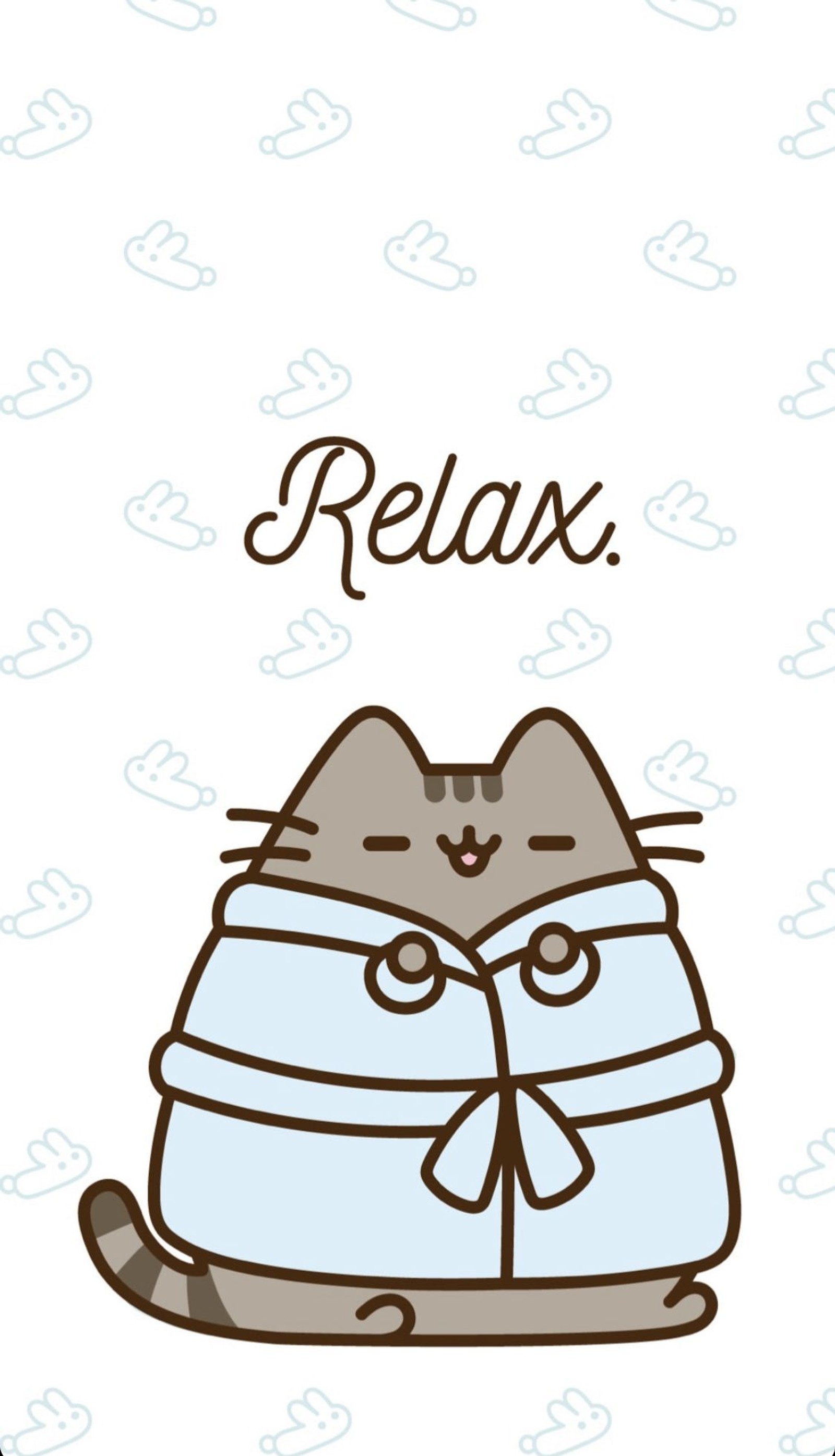 Baixar papel de parede pusheen, relaxamento