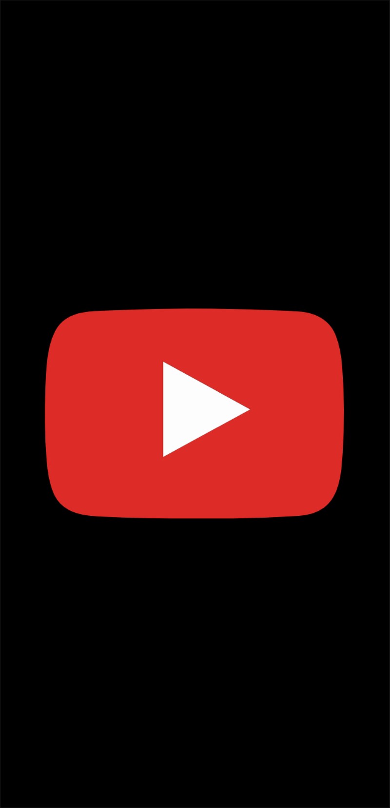 Логотип youtube с красной стрелкой на черном фоне (android, логотип, красный, видео, ютуб)