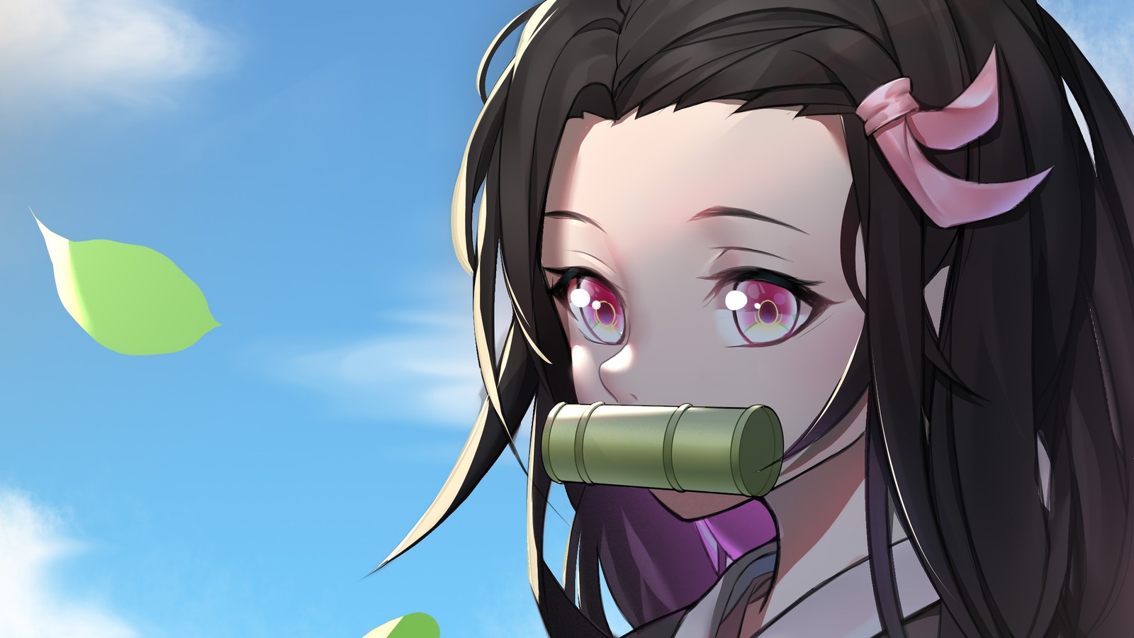 nezuko kamado, kimetsu no yaiba, anime, demon slayer kimetsu no yaiba wallpaper