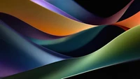 Download colorful abstract, waves, 5k, abstract, 4k wallpaper for free