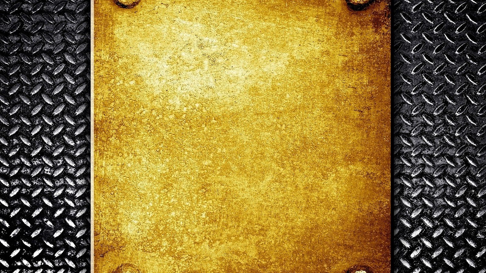 A close up of a metal plate with a rusted surface (metal, texture, steel, yellow, pattern)