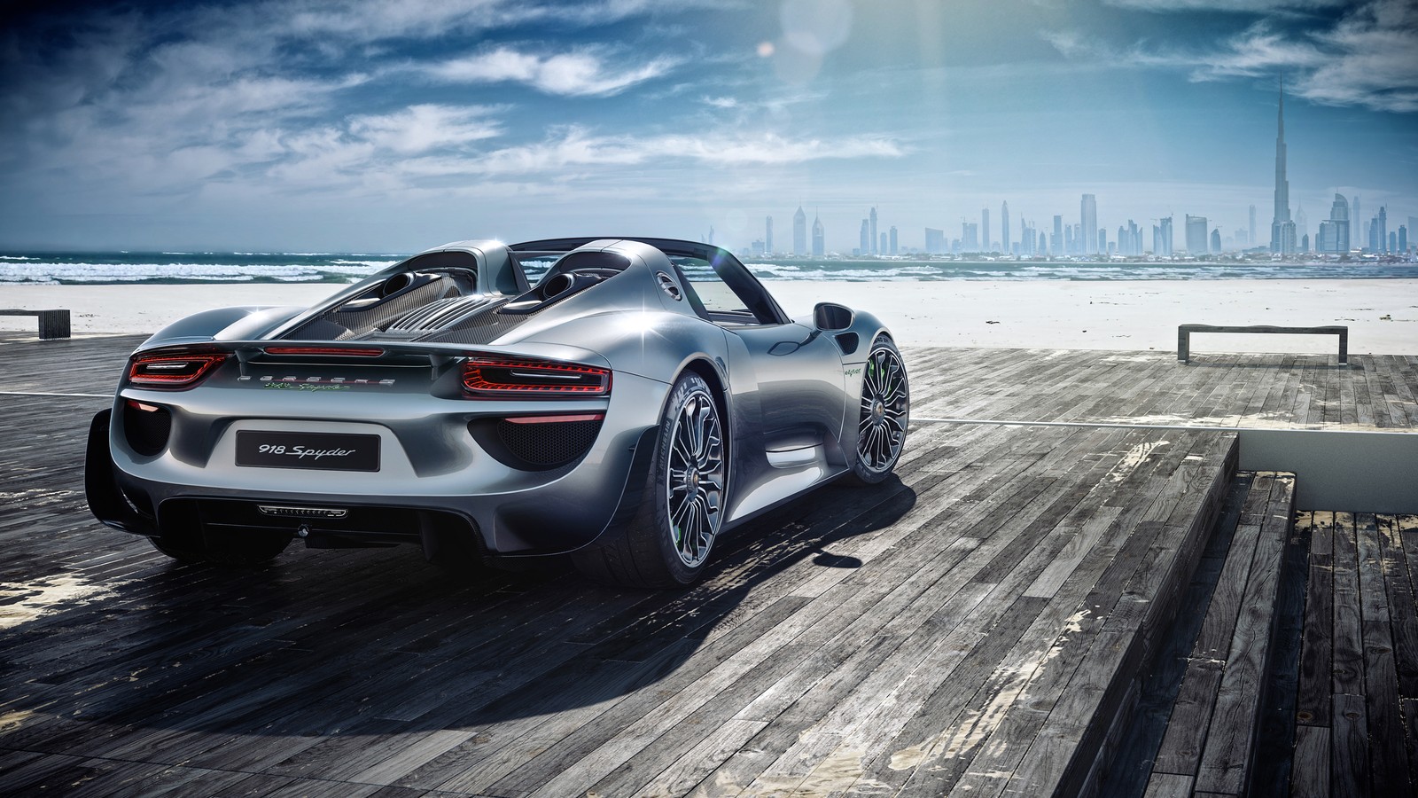 Скачать обои porsche 918 spyder, porsche, машина, спортивный автомобиль, porsche 911