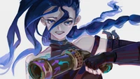 Jinx from Arcane: A Bold and Colorful Portrait