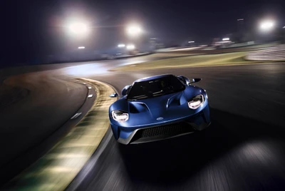 Ford GT: A Nighttime Racing Icon in Motion