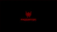 Logo de Acer Predator sobre fondo negro - fondo de tecnología 4K AMOLED