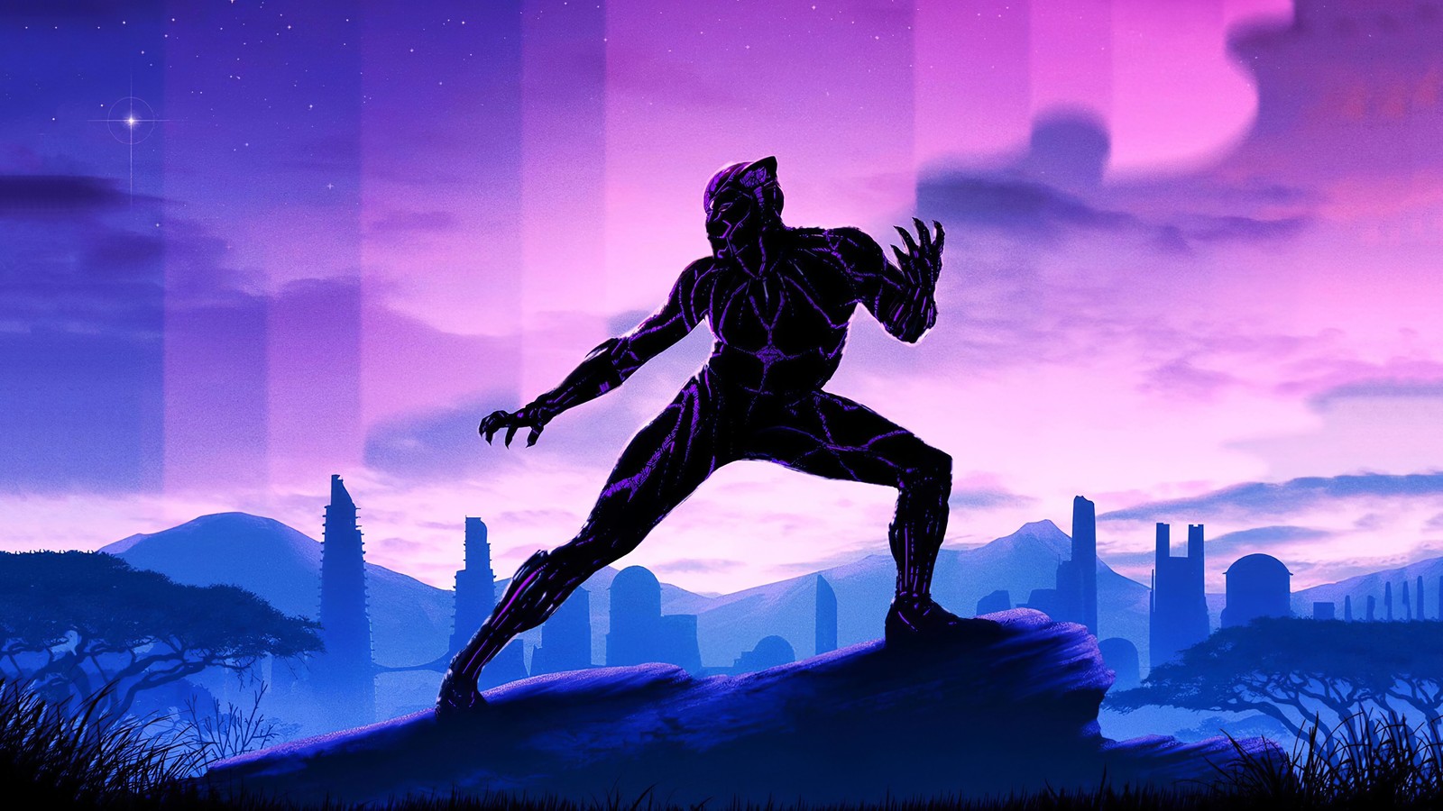 black panther, marvel comics, superhero, comics, comic wallpaper