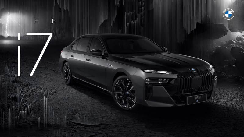 Концепт седана bmw 7 серии, представленный в темноте (bmw i7, электрический седан, темная эстетика, 5k, электромобили)