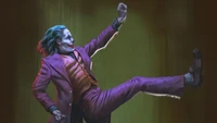 Joker in Lila: Eine dynamische Darbietung des Chaos