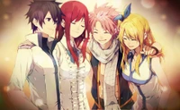 fairy tail, anime, cabelos castanhos, manga, legal