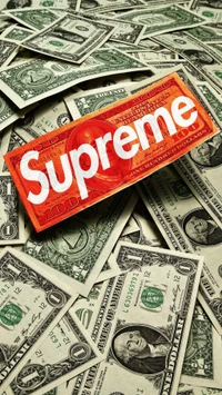 money, supreme wallpaper