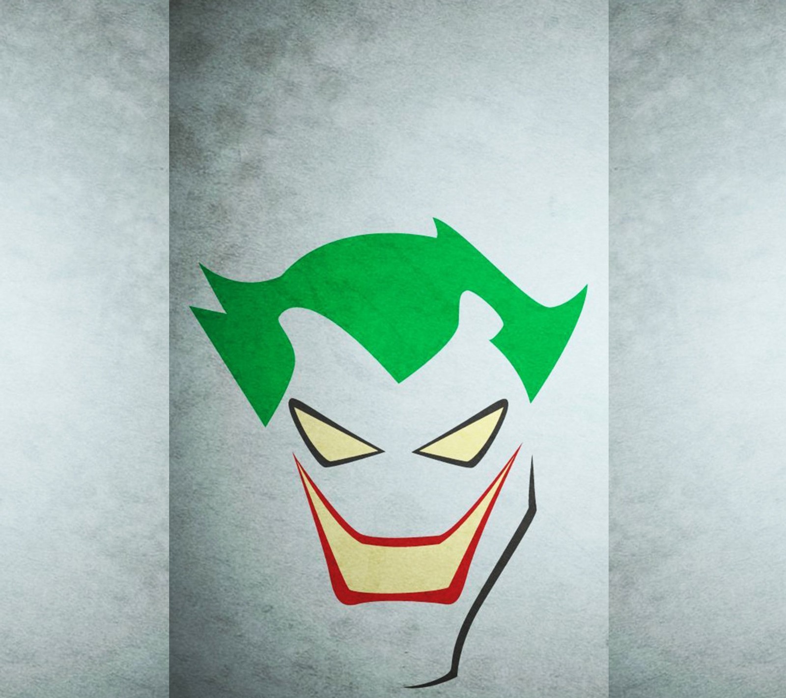 Logo de batman sur un mur avec un visage de joker vert et rouge (vengeur, batman, ironman, joker, marvel)