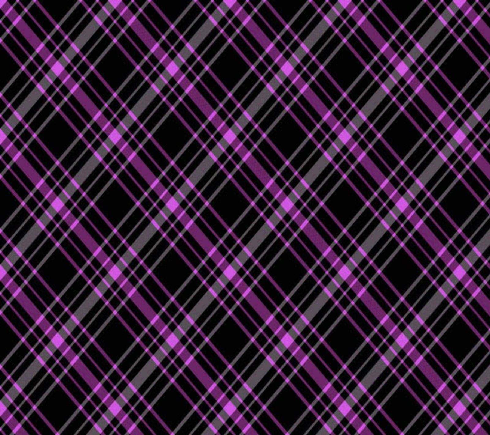 A purple and black plaid pattern with a diagonal design (check, purple)