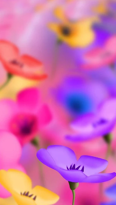 colorful, flowers