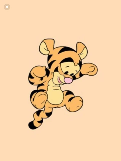 Tigger's Playful Leap: A Joyful Cartoon Character