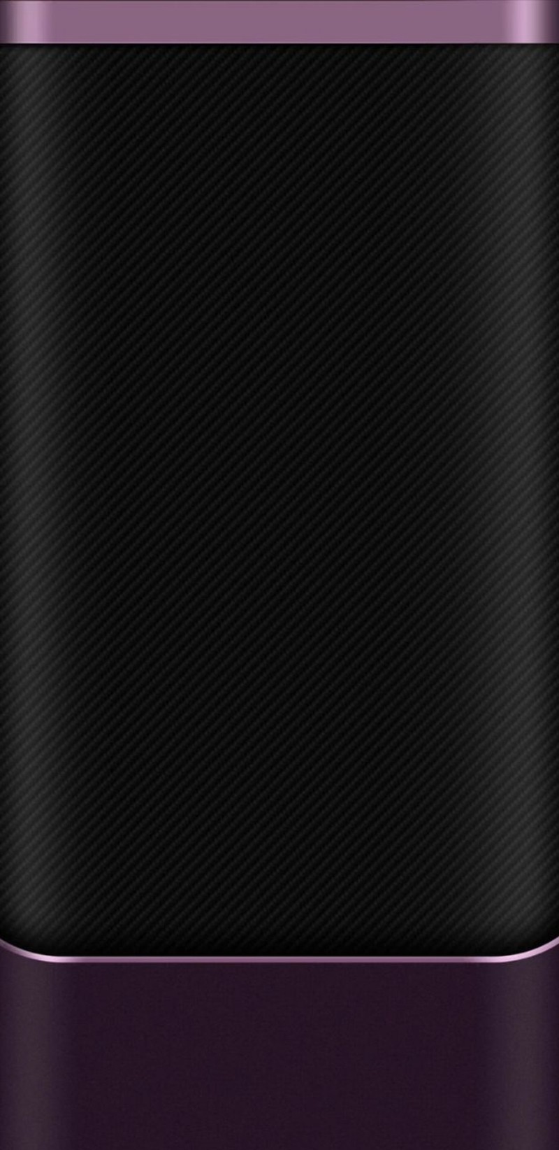 Близкое изображение черного телефона с фиолетовым и черным дизайном (край, галактика, samsung, samsung edge)
