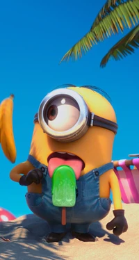 minions, funny, minion, hd, summer