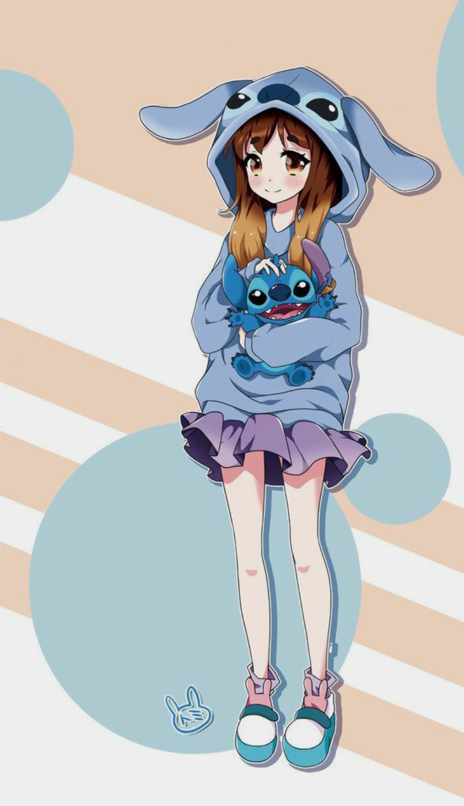 Descargar fondo de pantalla amor, me and stich