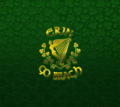 Erin Go Bragh: Símbolo da Irlanda com harpa e trevos