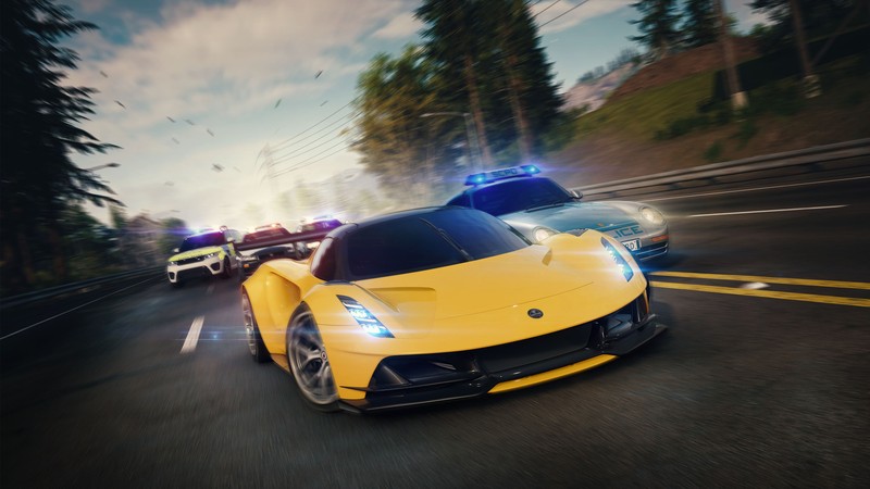 Автомобили need for speed most wanted (lotus evija, need for speed unbound, гонки, игры, обои 4k)