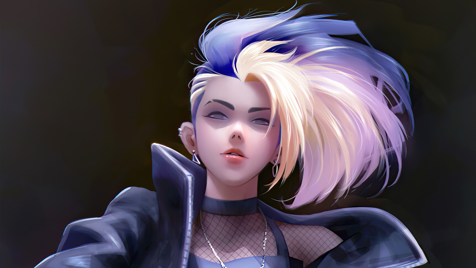 akili, kda, the baddest, lol, league of legends wallpaper