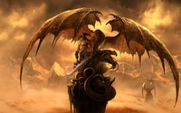 dungeons dragons, dragon, fantasy, fantastic art, mythical creature wallpaper