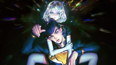 дзёсукэ хигашиката, josuke higashikata, невероятные приключения джоджо, jojos bizarre adventure, аниме