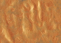 Textured Orange Wood Stain Pattern on Hardwood Flooring