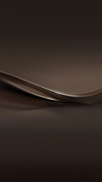 Elegant Brown Abstract Waves in HD