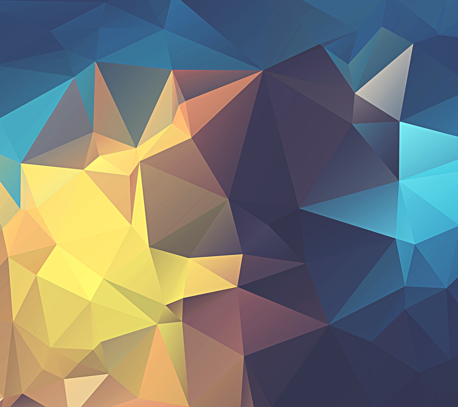 A close up of a colorful abstract background with a star (abstract, polygonal, texture, wallpaper)