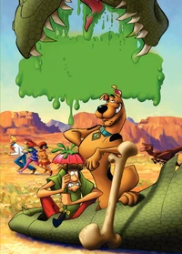 Scooby-Doo and Shaggy in a Desert Adventure with a Mysterious Monster